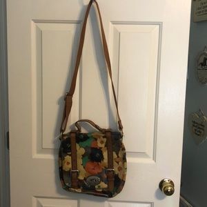 Multi-colored Fossil Crossbody